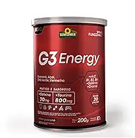 Energético G3 Energy 200 g Solúvel Termogênico Pré Treino - Sunflower
