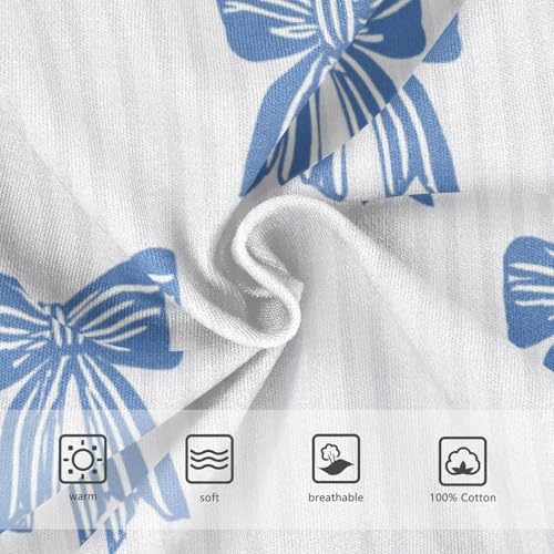 Wusikd Blue Bow Stripes Boys' Underwear Cotton Boys Briefs Soft Toddler Underwear 2T3