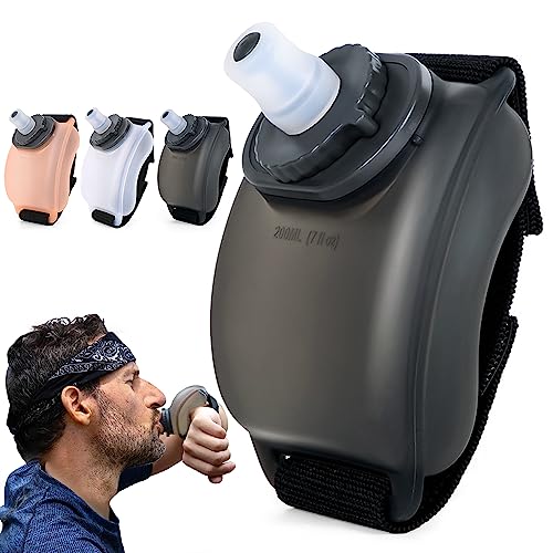 HINATAA Wrist Sports Water Bottle, Hand-Free Wrist Running Water Bottle
