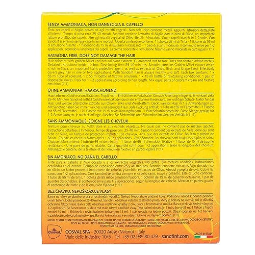 Sanotint Tinta Semipermanente Colore NERO