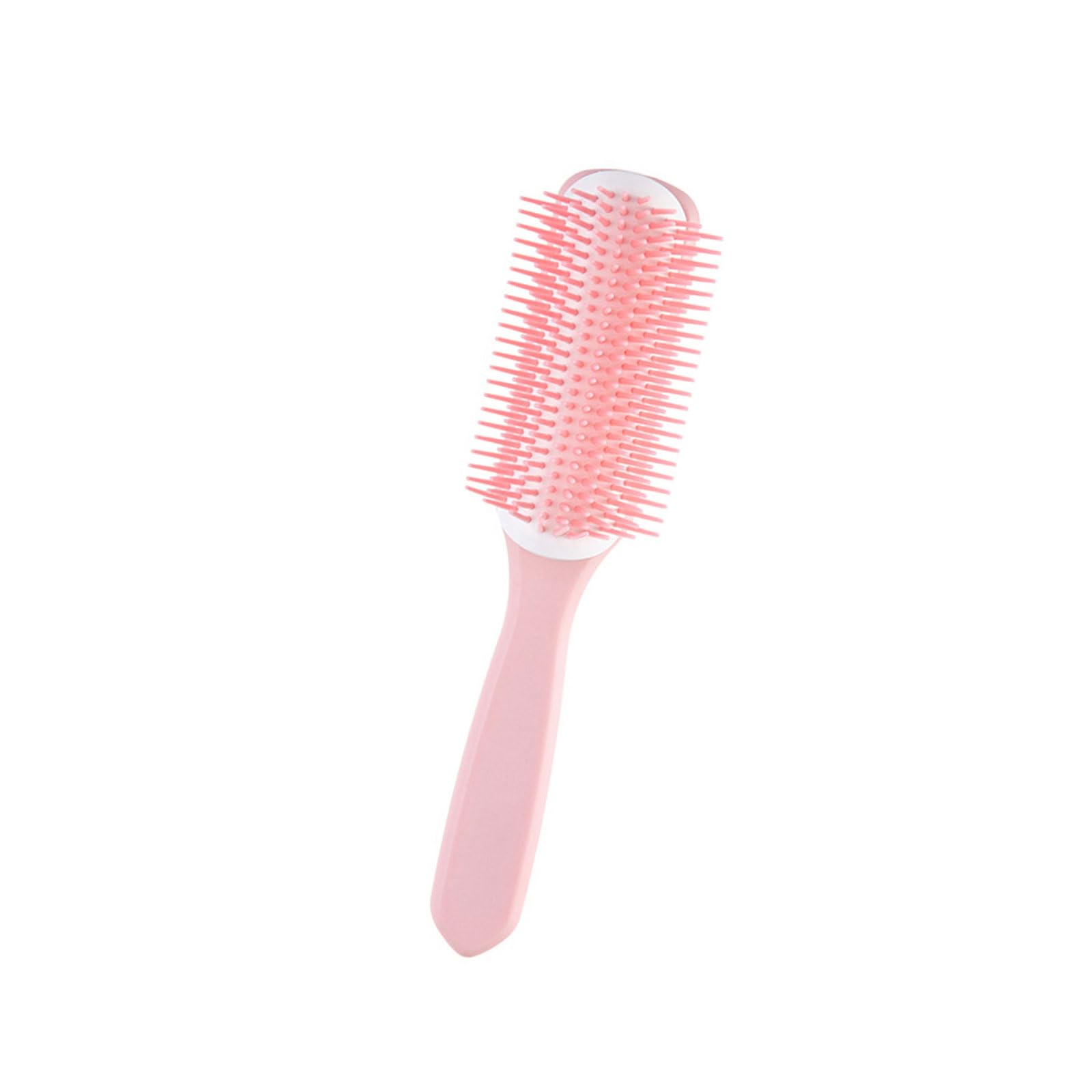 Maxtonser Detangler Hairbrush Cushion 9 Row Nylon Bristles Hairbrush Great for Separating,Shaping,Blow Drying,Styling & Detangling