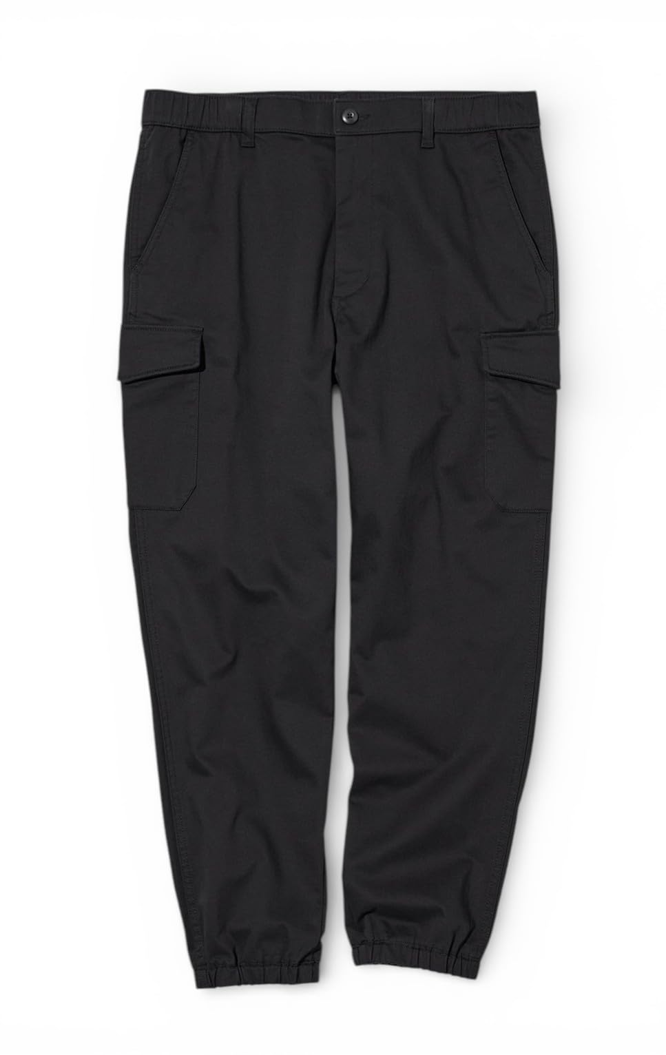 Alan Jones Men’s Cargo Jogger Pants | Regular Fit Tapered Joggers with Elastic Waist & Hems | Cotton Stretch Utility Pocket Track Pants | Casual Everyday Wear-image-11