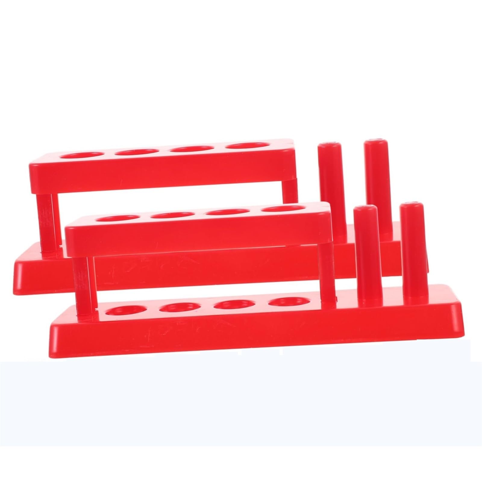 CVdrtyED Classroom Test Tube Rack Plastic Laboratory 4 Well Test Tube Rack With Inverted Stand Scientific Experiments