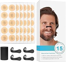 Amazheal Magnetic Nasal Strips for Breathing | Anti Snoring Nose Clip Skin Safe Anti-snoring Device (Nasal Strip)