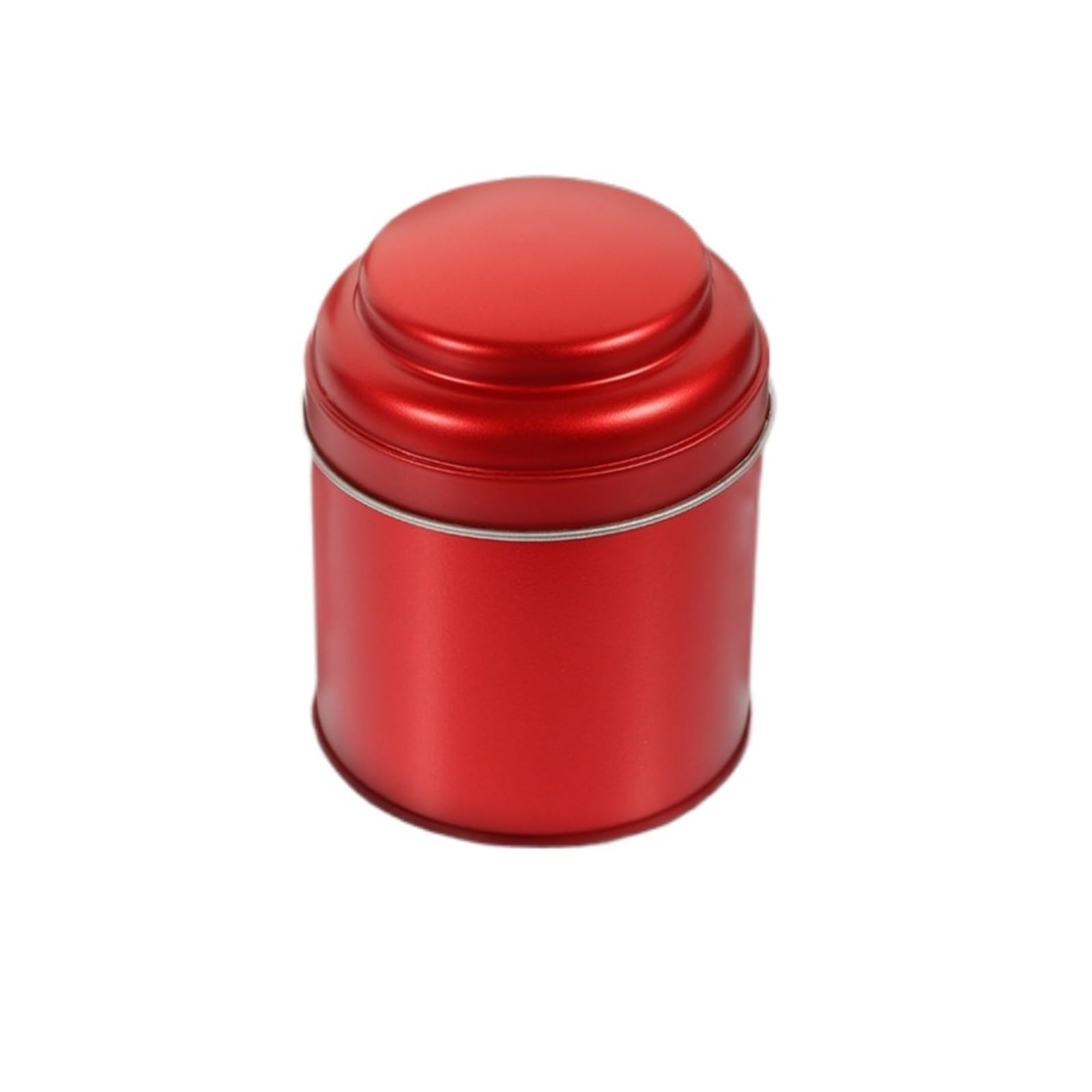 UBOHUZ 6pcs Airtight Iron Canister Round Metal Jar For Coffee Beans Sugar Multifunctional Kitchen Container Wear Resistant for Tea, Coffee