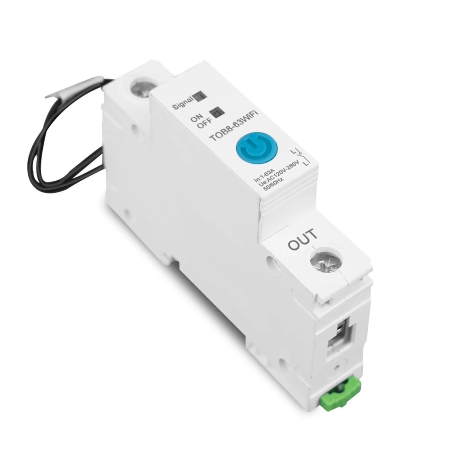Części zamienne 63A Jednofazowy Inteligentny miernik Kwh Metering Monitoring Wyłącznik obwodu Wyłącznik czasowy Relay do Smart Home