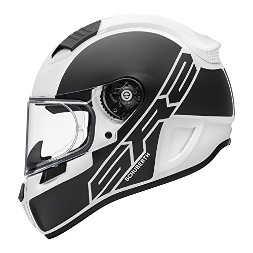 SCHUBERTH SR2 Traction White - Casco de moto integral (talla XL), color blanco