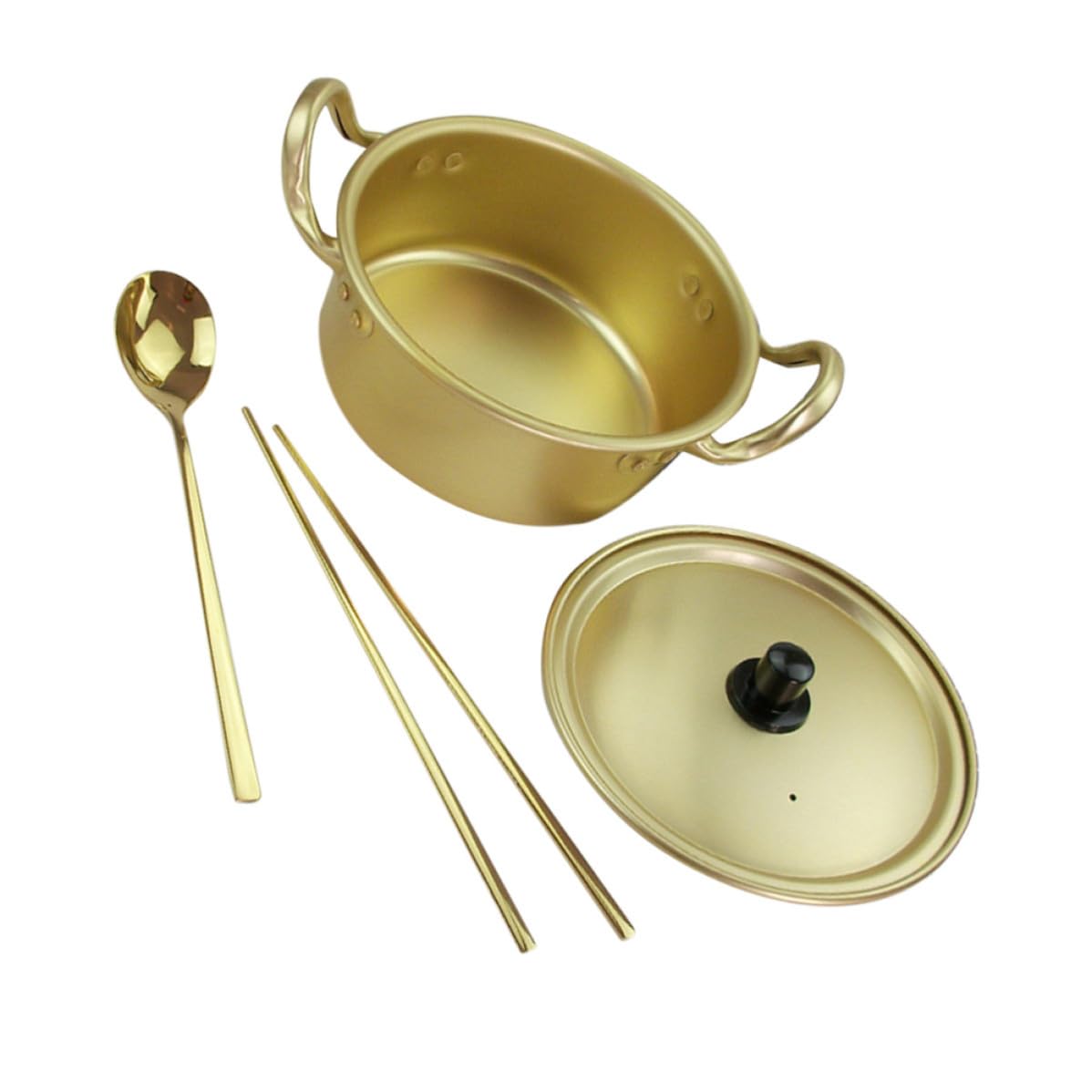 Marmite à soupe en aluminium pour cuisson de nouilles instantanées à domicile