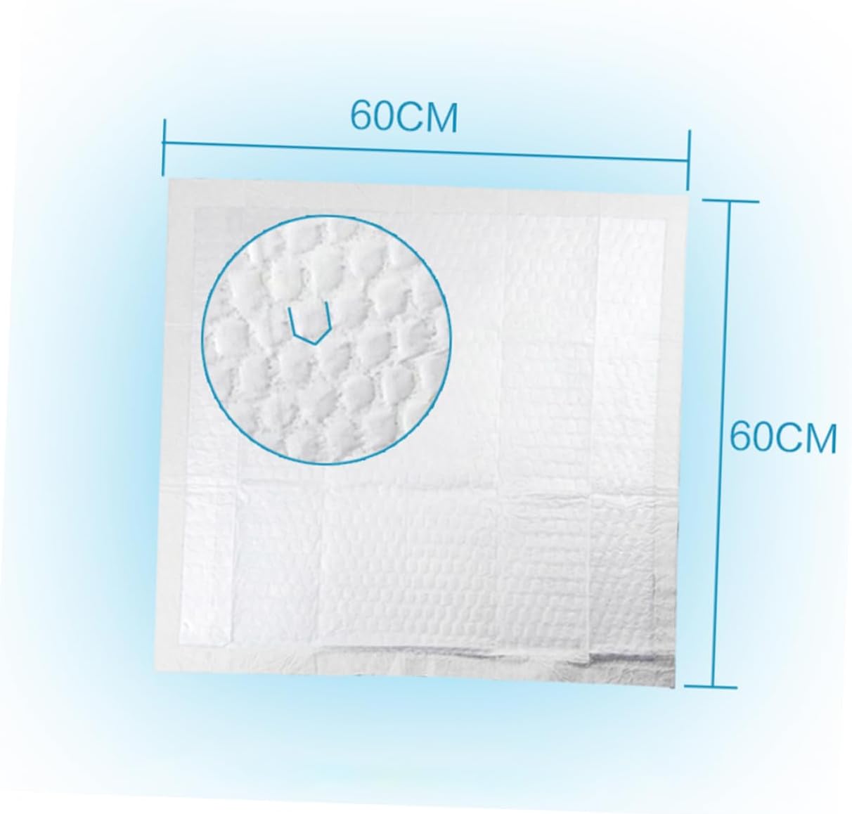 VICASKY 10pcs Disposable Incontinence Pads for Elderly Adults Postpartum Women Pet Training Absorbent Leak Bed Mattress Protection Pads