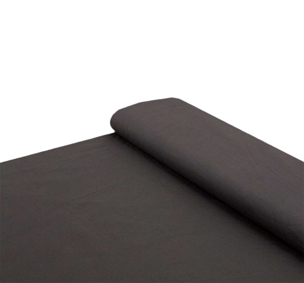 Baumwollstoff | Unifarben| 100% Baumwolle | weich, stapazierfähig, vielseitig zum Nähen | 50 cm x 150 cm | braun