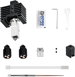 LAMELLIS 1Set P1P Upgrades Replacement Parts Accessories for Bambu Lab P1P Hotend Heatbreak Lab X1 Hotend Nozzle P1P Thermistor CHT Nozzle for Bambu Hotend X1C