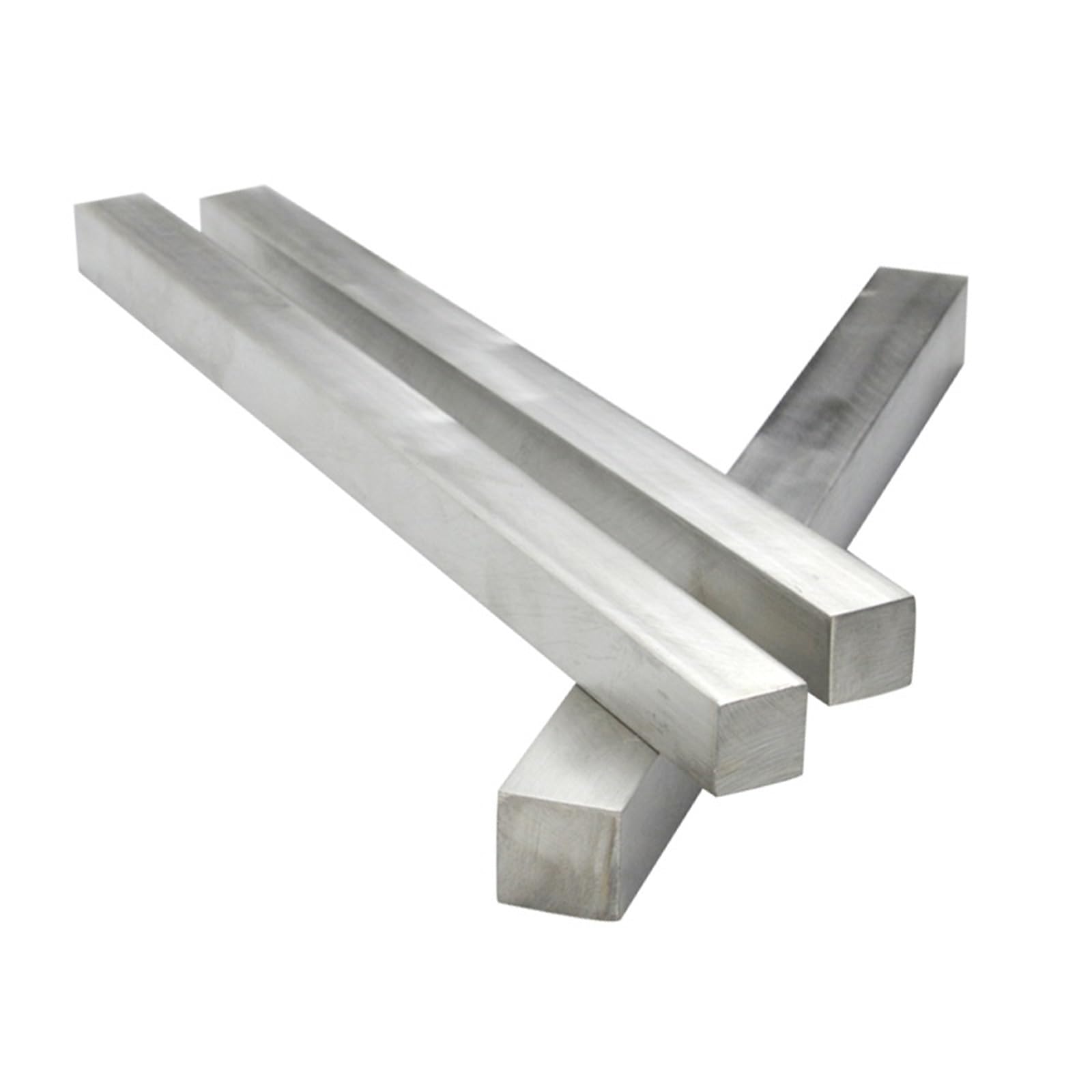 Edelstahlstab Edelstahl-Vierkantstange Lineare Stahlwelle Volle Edelstahlstange(10mm,400mm)