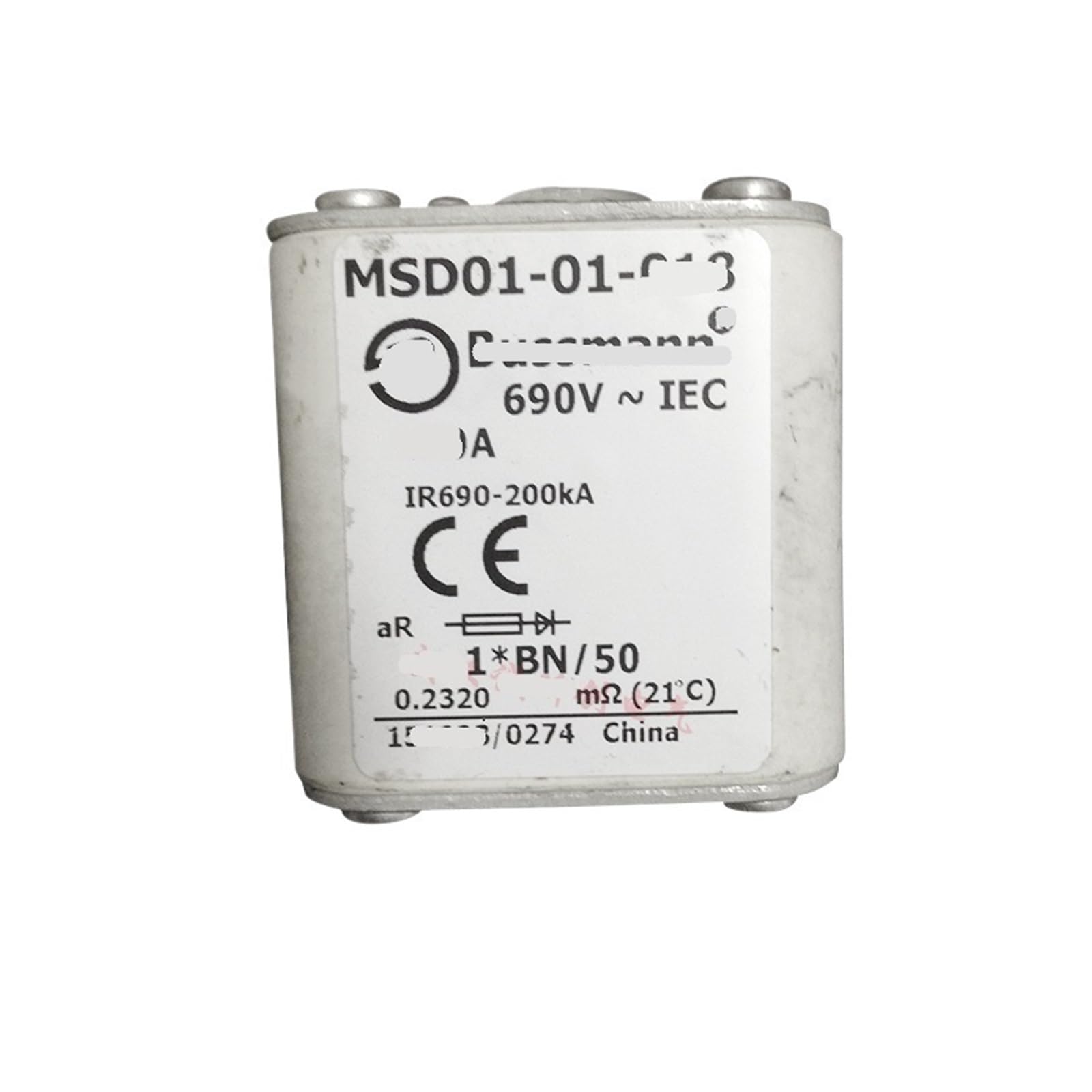 Bezpiecznik elektryczny MSD01-01-020 500A690V