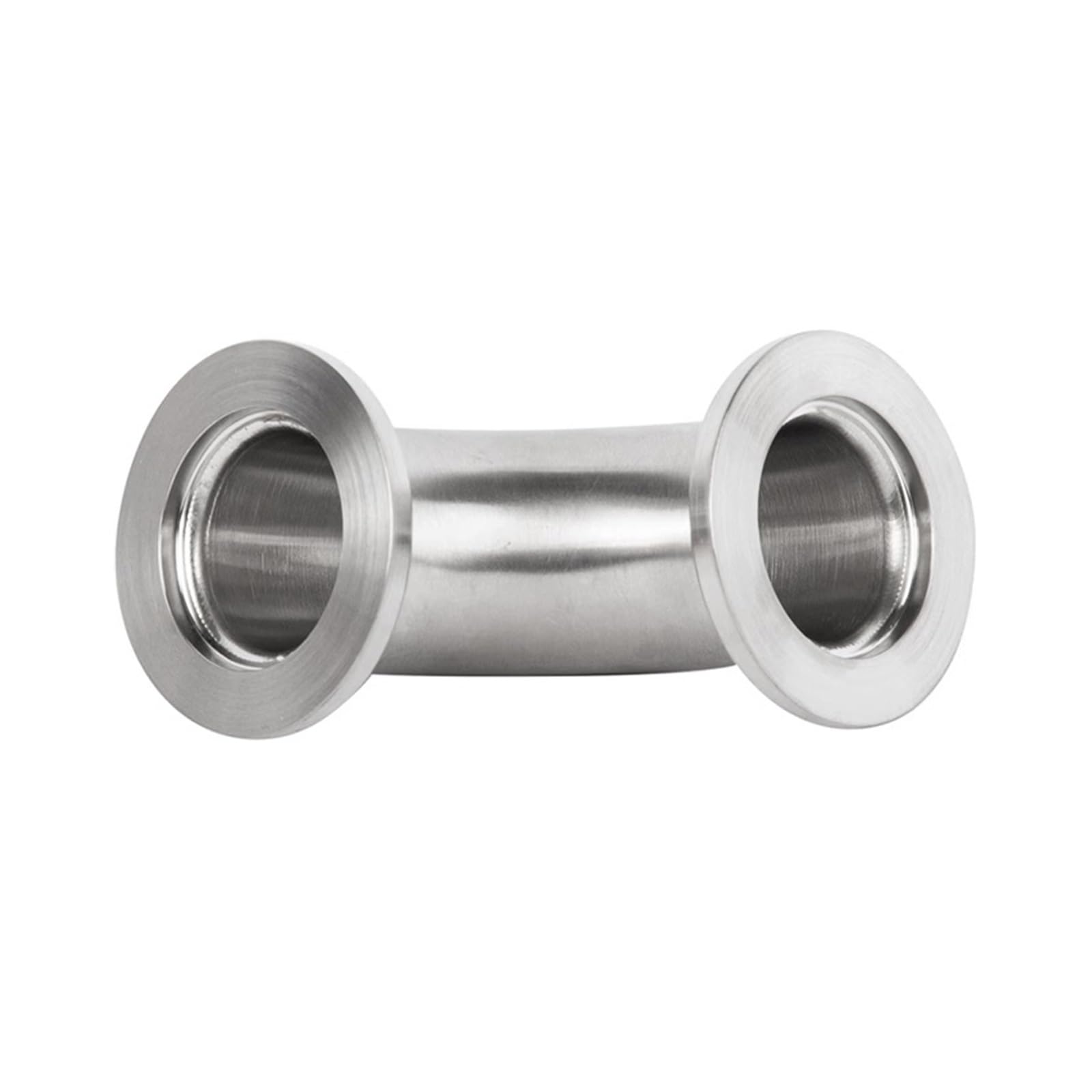 LLBOGRGGN KF50 Vacuum 90 Degree Elbow 304 Stainless Steel Tri Clamp Flange Joint Pipe Fitting Tube