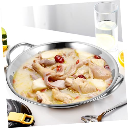 Olla pequeña redonda antiadherente para cocinar wok miniatura 4