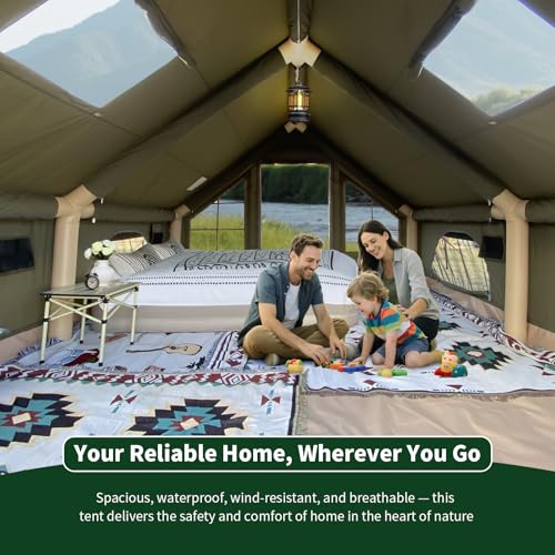 Carpa Inflable Grande de Lujo NANJEEN 12m2 para 2-10 Personas miniatura 3