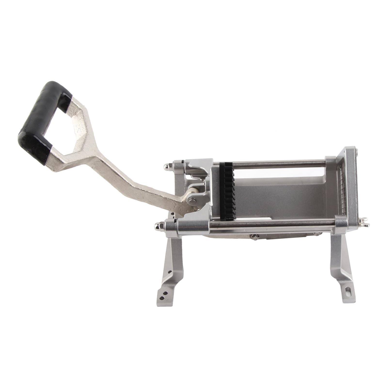 Aramox Cortador de Patatas Fritas, Máquina Cortadora Manual de Patatas, Hoja de Acero Inoxidable con Patas de Succión, Extendido, Corte de Tiras Gruesas para el Hogar, Cocina, Preparación de (6MM)