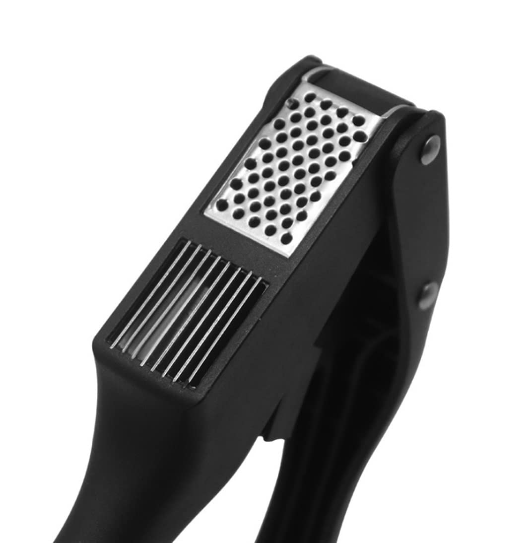 Pressa-Aglio Affettatrice E Tritacarne per Aglio 2 in 1, Tritacarne E Affettatrice per Aglio A Doppia Funzione Spremiaglio