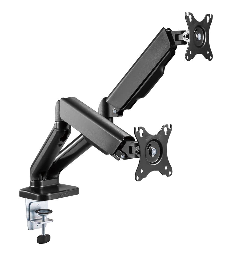 Tnb - TNB ERGO LINE - Double bras support articulé pour moniteur - noir