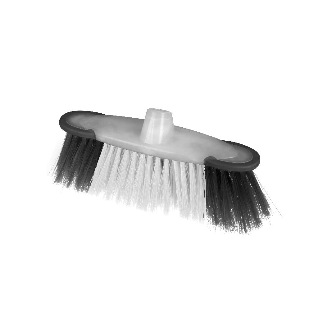 SupaHomeDeluxe Broom (One Size) (White/Black)