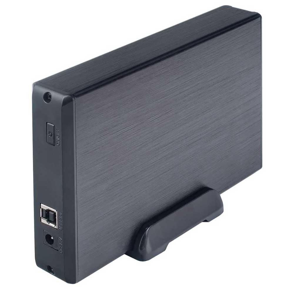 AISENS - ASE-3530B - Box esterno 3,5″ hard disk SATA I, II e III a USB 3.0/USB3.1 GEN1, nero