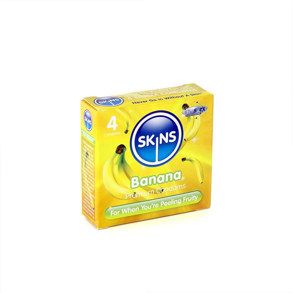 Skins Banana 4 Pack Condoms