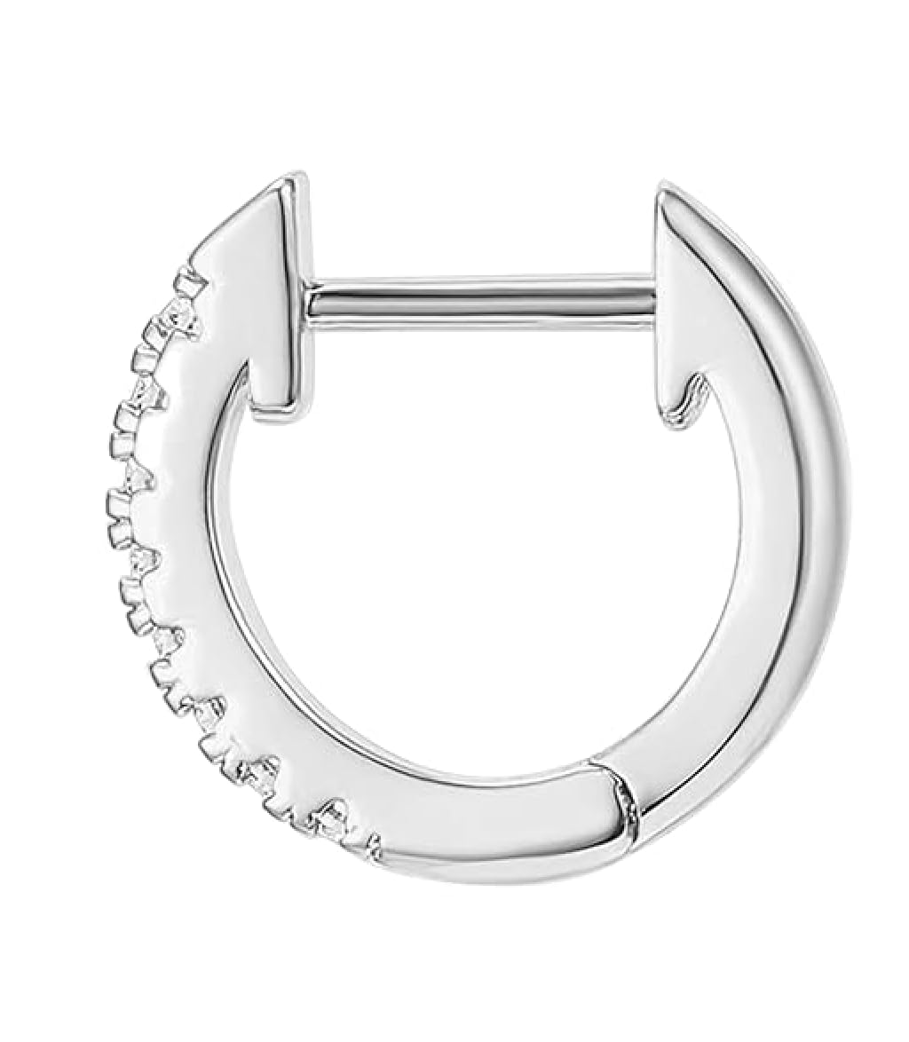 ♡HOOPEY♡  Buy HIGHSPARK 925 Silver Men's Studded Earring | 92.5