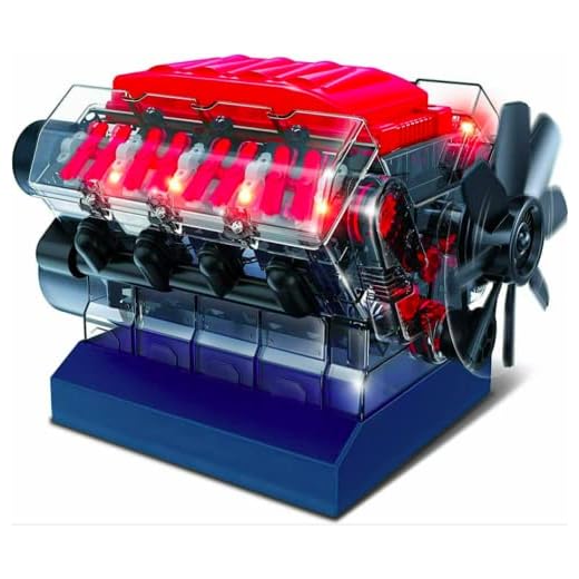 Unbranded Visible V8 Internal Combustion OHC Engine Motor Working Model Haynes Kit Box New