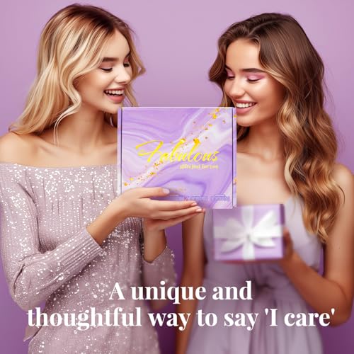 Image of Gift Set for Women Lavender Relaxing Bath and Body Gift Set -- 8Pcs Unique Gift Ideas Birthday Presents for Women, Valentine's Day, Mothers Day, Christmas Presents for Her