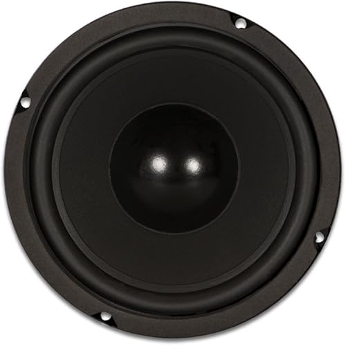 Miniatura 7 de Goldwood Sound GW-6028 - Woofer de goma envolvente de 6.5 pulgadas, 170 vatios, 8 ohmios, altavoz de repuesto, color negro