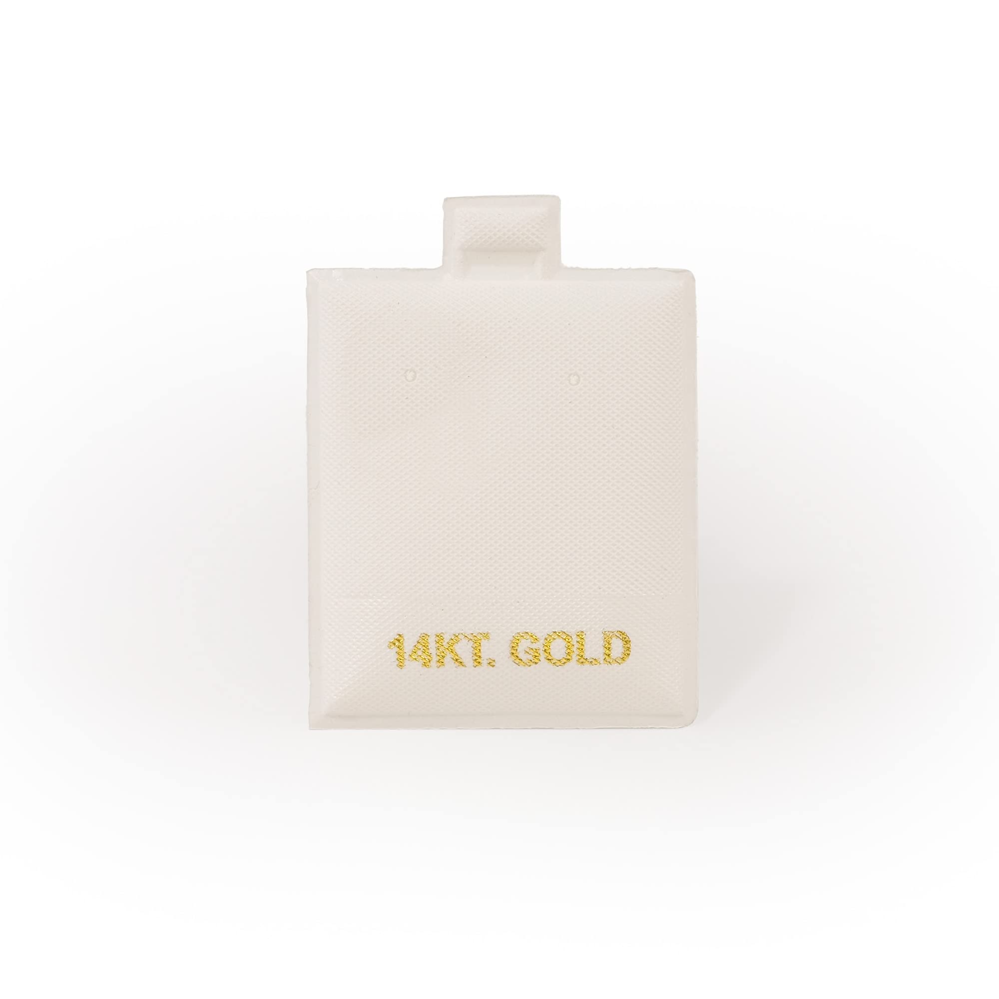 N'icePackaging - 200 Qty 14 KT Gold Imprinted White 1 1/2