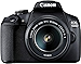 (Renewed) Canon EOS 1500D Digital SLR Camera (Black) with EF S18-55 is II Lens/Camera Case