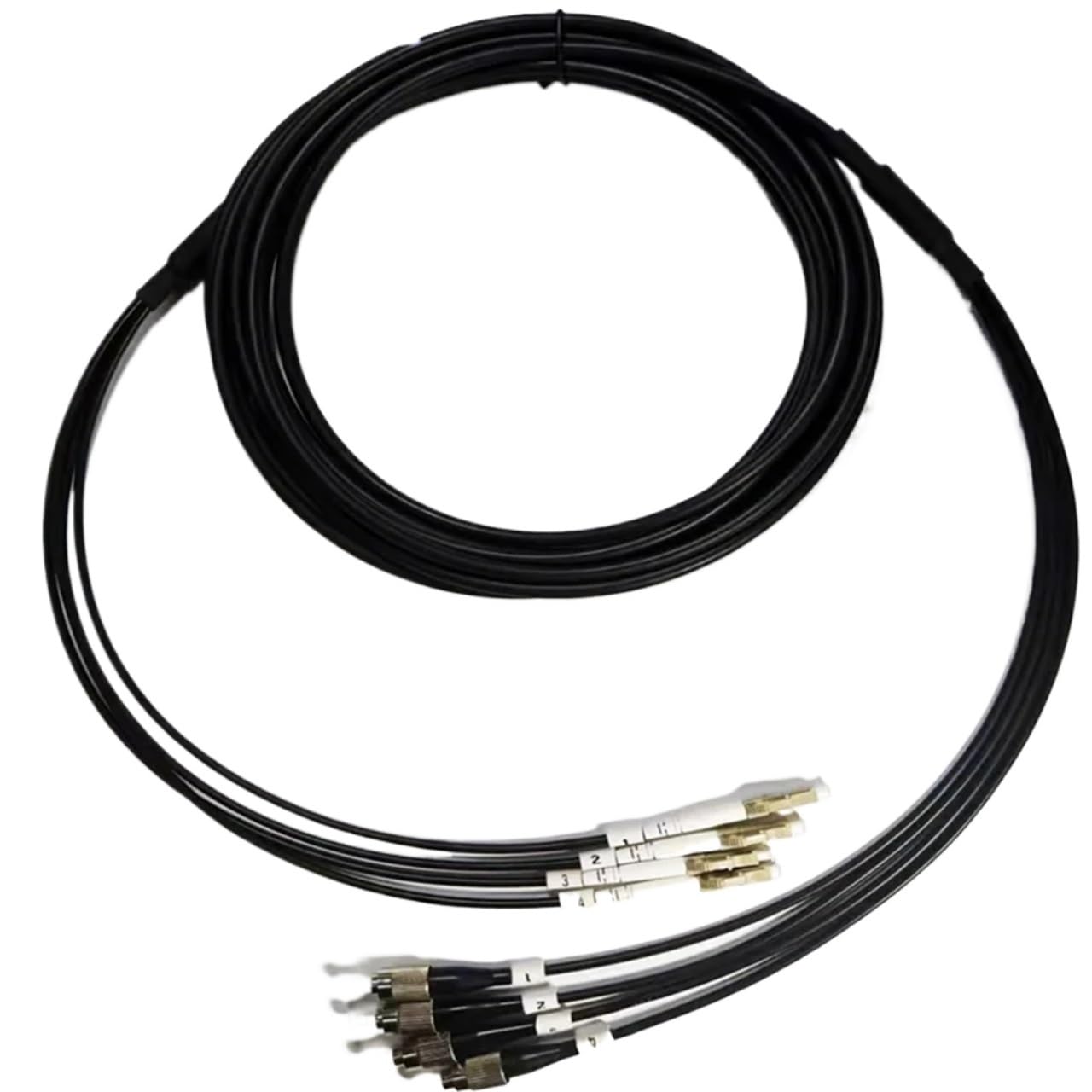 Câble de raccordement à fibre blindé multimode à 4 cœurs | LC/SC/FC100M-300M(150m OM4 SC-SC)