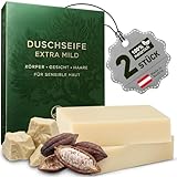 larum sports feste Duschseife Männer Pur – festes Duschgel – Seife für Haare, Körper, Gesicht...