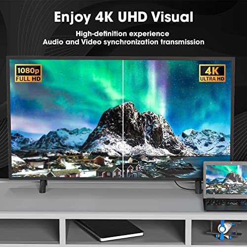 Image of PremiumAV 5M HDMI 2.1 Cable - 64Gbps Ultra High Speed, 4K 120Hz, 1080P 240Hz, ARC /eARC, HDR, 3D, 32 Audio Channels, Gold Plated Connectors - Compatible with TV, PS5, Xbox, Laptop, Projector