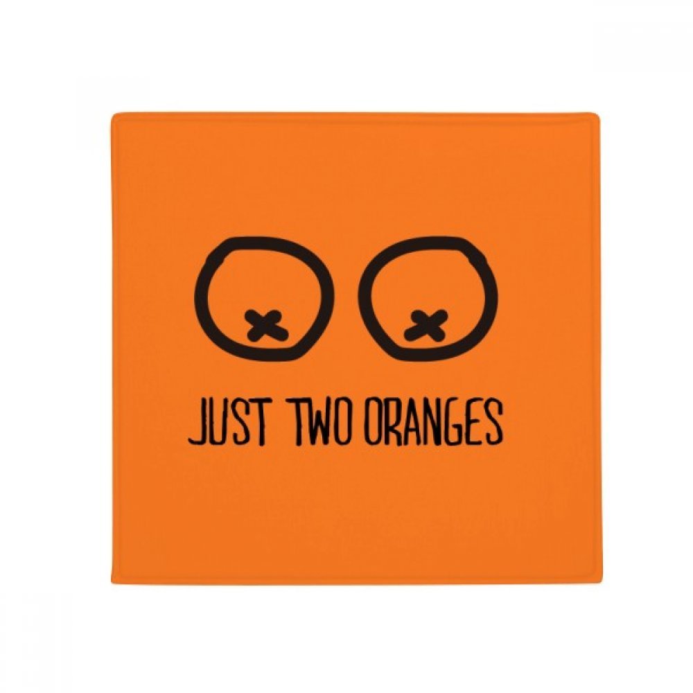 Pet Mat Place antidérapant imprimé oranges drôles 50x50cm pour salon
