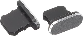 UKCOCO 2 Pçs Plugues De Poeira Móvel Tampa Da Porta De Carregamento Acessórios De Charme Do Telefone Porta Do Telefone Plugues Anti-Rolha Anti-Poeira Rolha Plugue De Poeira Do Telefone