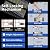 JADDUO Telescoping Ladder,8.5 FT Extension Ladder,Stainless Lightweight Telescopic Ladder with 2 Triangle Stabilizers, Telescoping Attic Ladder RV Ladders for Travel,Collapsible Ladders for Home