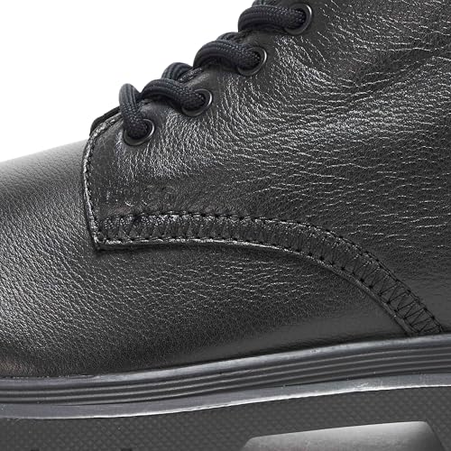 HUGO Men's Ryan Grain Leather Lace Up Half Boot Fashion4