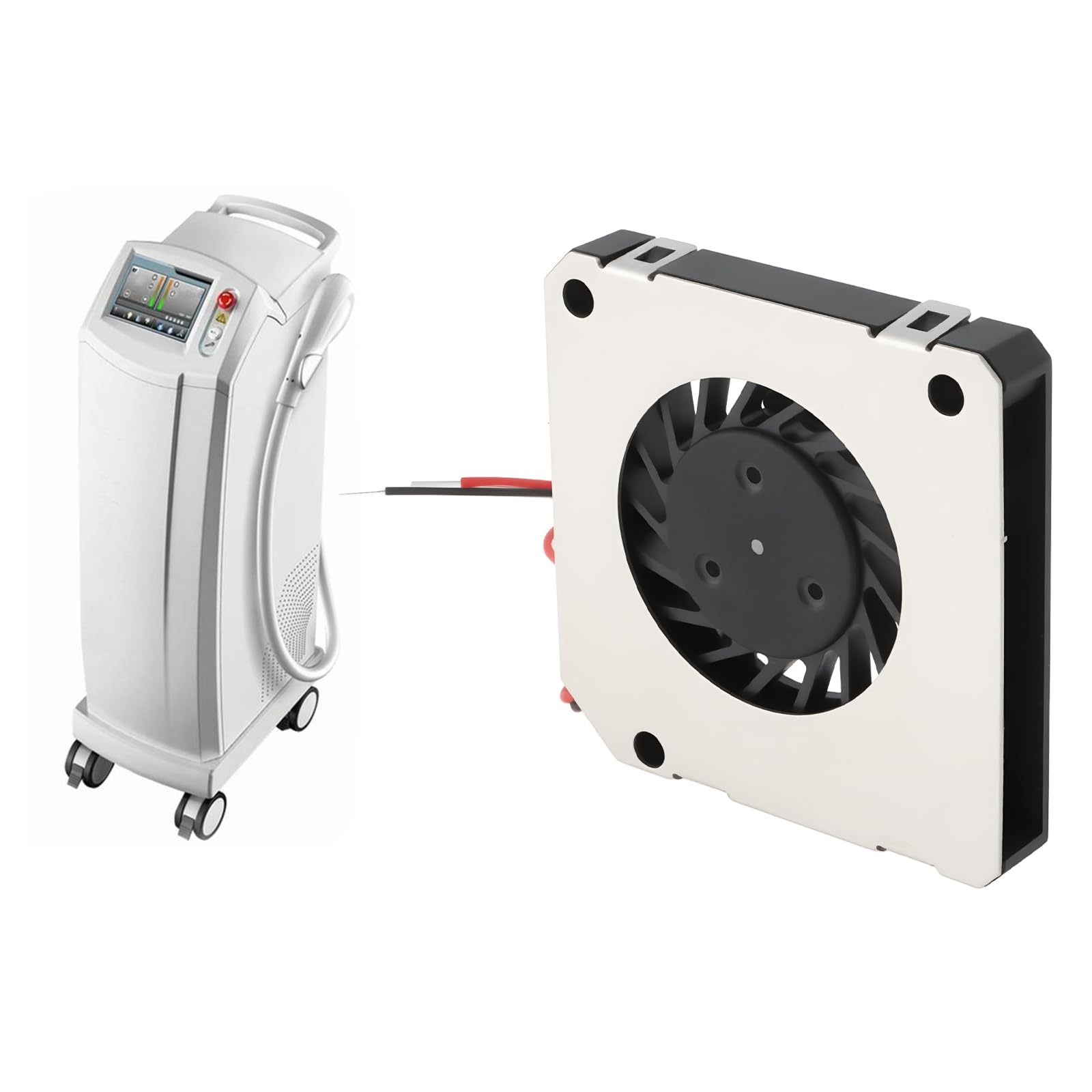 The Lord of the Tools 2PCS Industrial Miniature DC Turbo Fan RFB3004 3x3x0.5cm Compatible with Beauty Equipment - Image 2