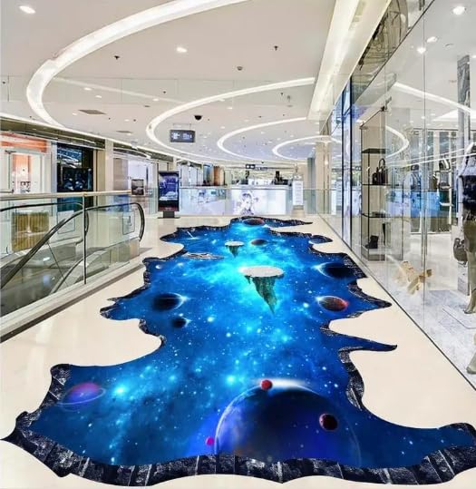 Fondos De Pantalla De Suelo 3d, Foto Personalizada, Suelo 3D Autoadhesivo, Suelo De Cascada De PVC, Decoración Del Hogar,200cmX140cm