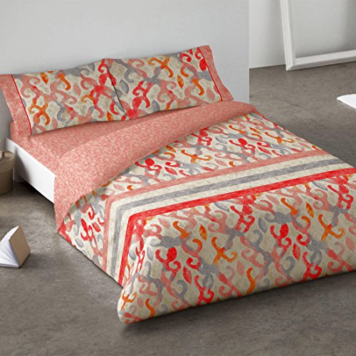 Burrito Blanco - Funda nórdica 080 Coral de cama de 90x190/200 cm