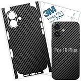 16 Plus Skin Wrap 3M Film Protective for Sides and Back (Carbon Fiber)
