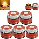 Survival Candles - Kerzen für Überleben und Stromausfälle, 20-25 Stunden Notfälle Kerze, Tragbare Lange Brenndauer Sojawachskerzen für Camping, Sturm Kit, Katastrophenprävention