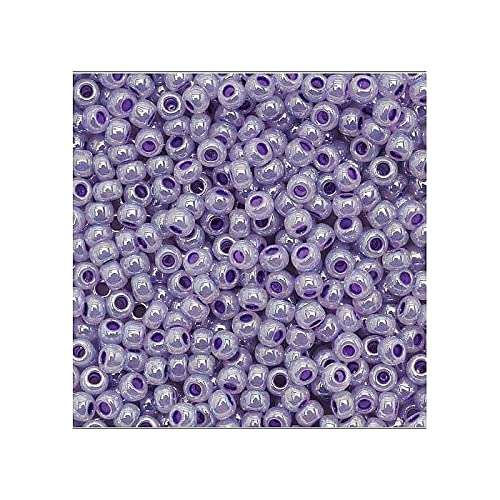 10 g TOHO Round Seed Beads Rocailles, Size 11/0, Ceylon Gladiola (# 922), Japan, Glass — image 1
