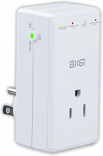 Miniatura 8 de BXST Brownout Protector de sobretensiones de cuatro tomacorrientes, protector de voltaje para el hogar, enchufe giratorio de 350, protector de