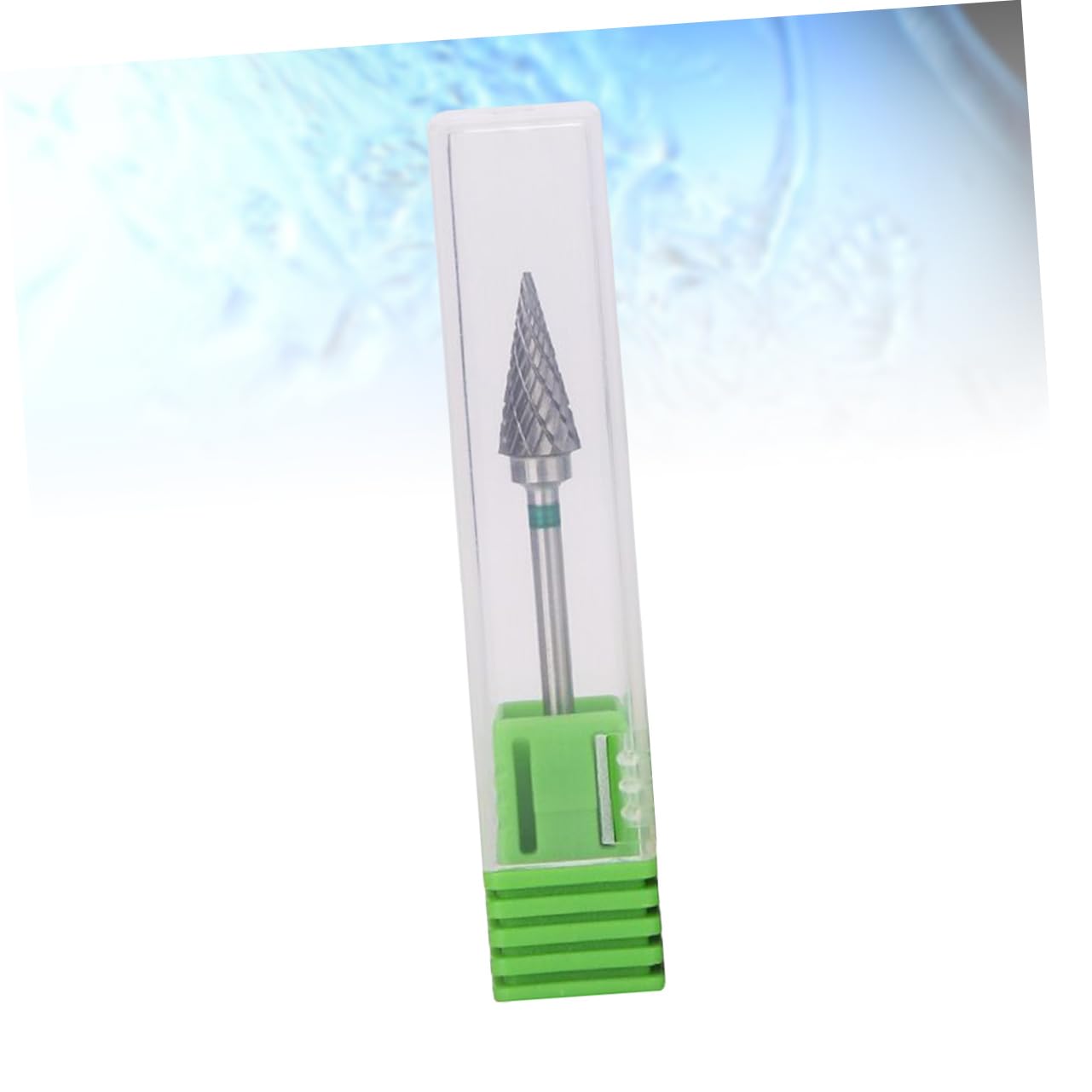Punta Fresa Unghie Rotonda in Tungsteno Argento per Macchina | Lime per Dita e Piedi, Rifinitura, Lucidatura e Rimozione Pelle Morta, Accessorio per Nail Art