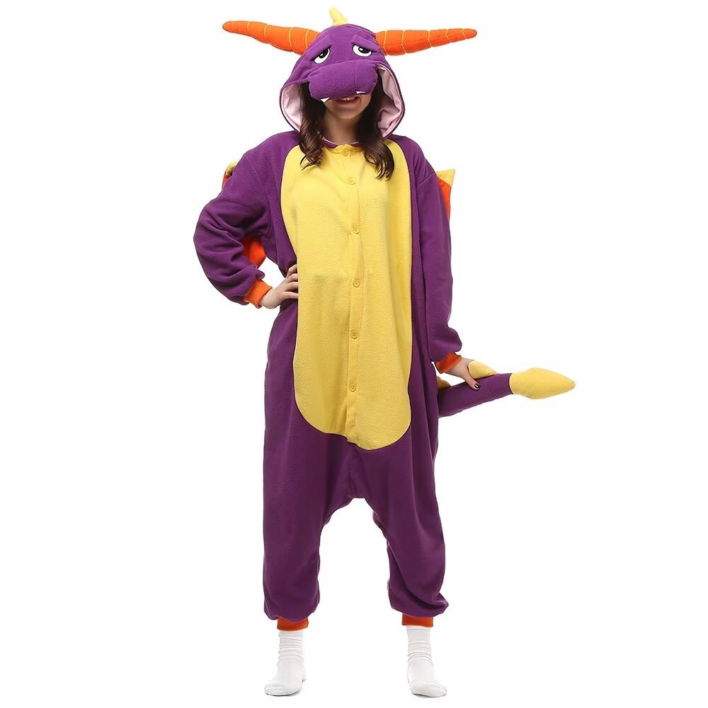 LBJR Disfraz de Animal Adulto Pijama Entero Animales Mujer Hombre — view 8