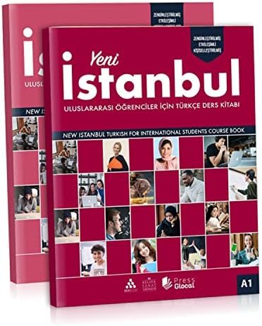 Istanbul A1 Turkish Language Course Book Set Beginner Level with Workbook