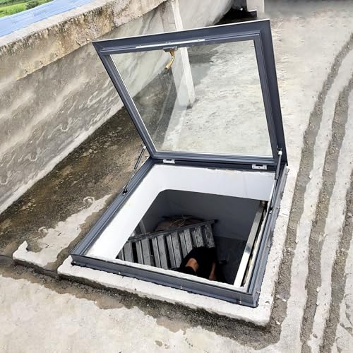 Cubierta de aluminio impermeable para ventana de tragaluz contra goteras y viento
